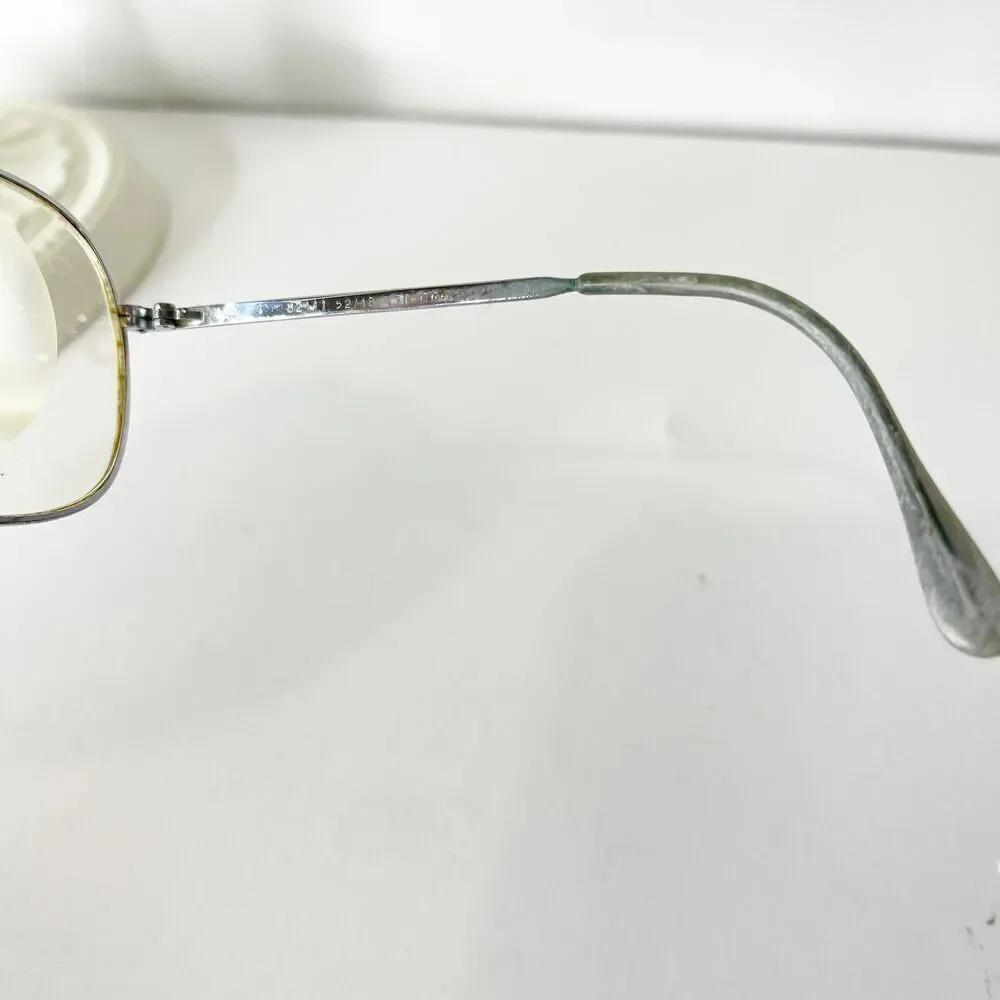 Vintage Comet Eyeglasses 52-18-130 Bifocal Lens Metal Frame Retro MCM 80s France